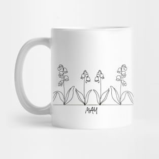 May Birth Month Flower - Lily of the valley Mug